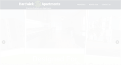 Desktop Screenshot of hardwickapartments.com